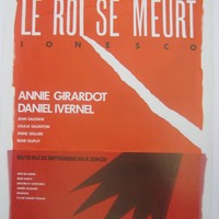 Affiche pour Le Roi se Meurt au Théatre du Residence Palace (Bruxelles) du 13 au 25 septembre 88